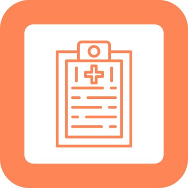 Tıbbi pano. Vektör illüstrasyonu