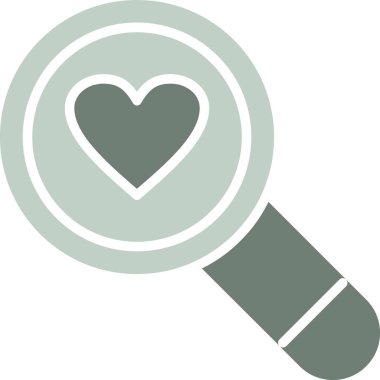 büyütme cam vektör simgesi