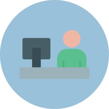 iş simgesi, vektör resimleme