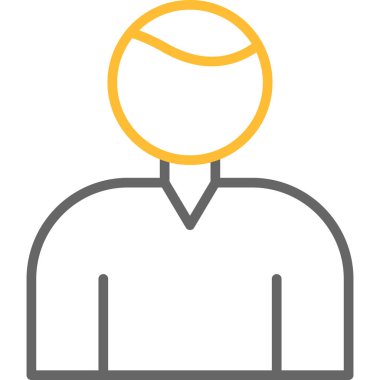 man simgesi vektör illüstrasyonu