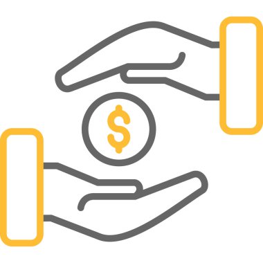 para düz renkli vektör simgesi