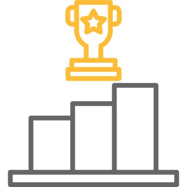 kupa simgesi, vektör çizimi