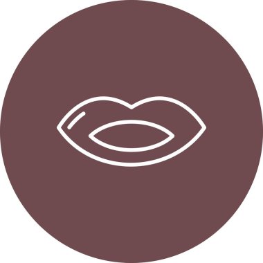 Benzersiz göz vektörü simgesi