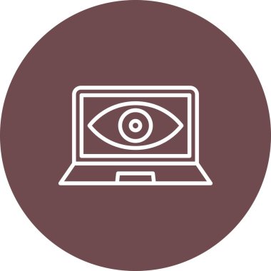 Göz simgesi vektör illüstrasyonu