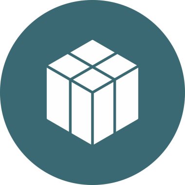 Kutu Simgesinin Vektör illüstrasyonu