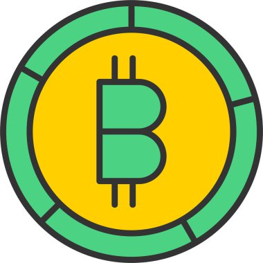 Bitcoin kripto para birimi simgesi