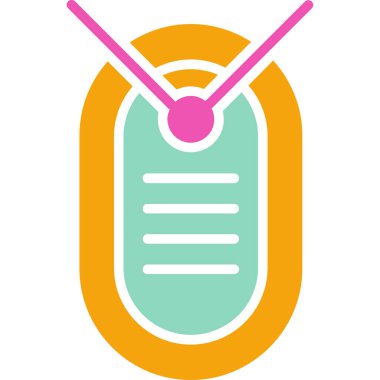 Alarm saat simgesi vektör illüstrasyonu