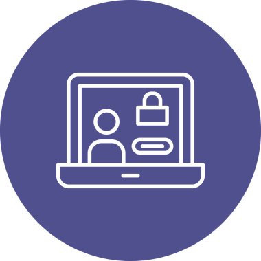 İnternet web simgesi basit tasarım