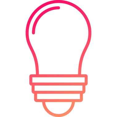 Ampul Simgesi, Vektör illüstrasyonu