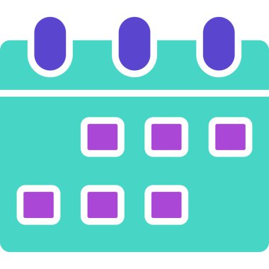 Takvim. Web simgesi basit tasarım