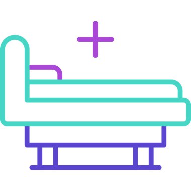 kanepe modern ikon vektör illüstrasyonu