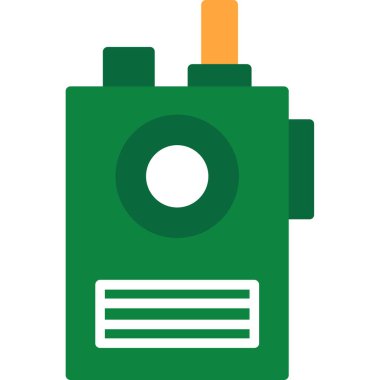 Benzin istasyonu vektör simgesi.