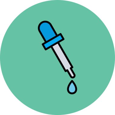 Şırınga simgesi, vektör illüstrasyon tasarımı