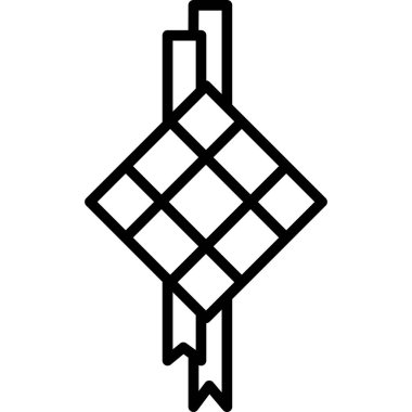 Kolayca düzenleyebilen ve düzenleyebilen Noel Süsleme Vektörü simgesi