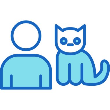 kedi simgesi vektör işareti ve beyaz arkaplanda izole edilmiş sembol, kedi