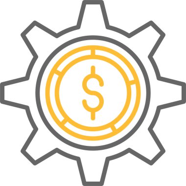 ticari finans yatırım simgesi - özet biçimi