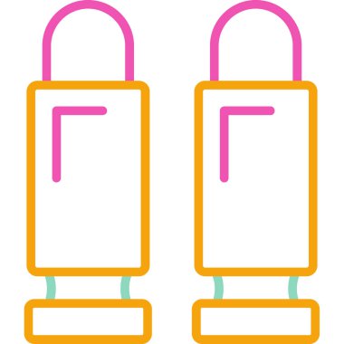 Bir torba hediyenin vektör çizimi