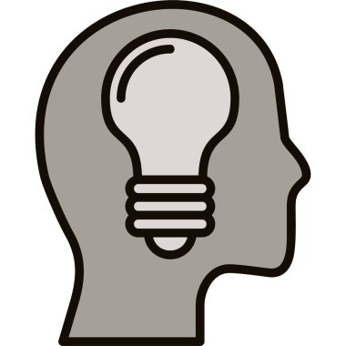 yaratıcı fikir ışık simgesi