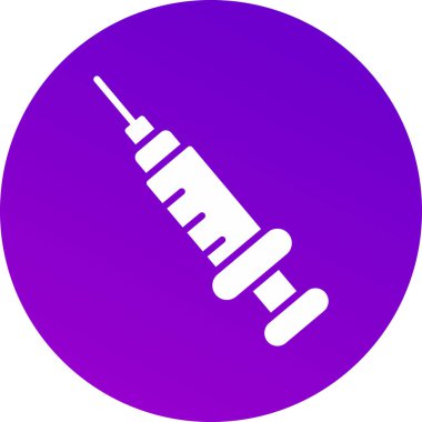 Beyaz üzerinde izole edilmiş şırınga vektör illüstrasyonu