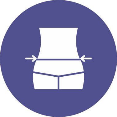 İç çamaşırı. Web simgesi basit illüstrasyon