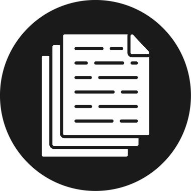 belge dosya simgesi ana hat biçiminde