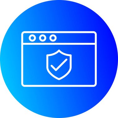 kalkan ikon vektör illüstrasyonu