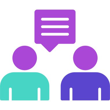 Konuşma baloncukları vektör simgesi