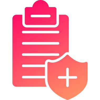 Beyaz arkaplanda çapraz ikon olan beyaz çizgi tıbbi kalkan. Sigorta, güvenlik, koruma, güvenlik, ikonu koru. pembe renk agon tuşu.