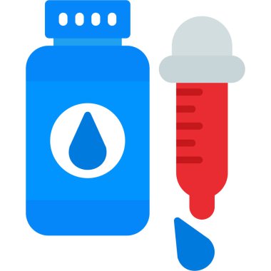 kan şişesi vektör simgesi
