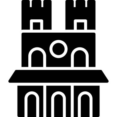 kale vektör düz simge