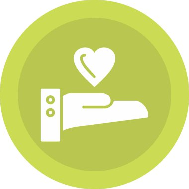 kalp simgesi, vektör illüstrasyonu