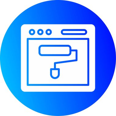 seo modern simgesinin vektör illüstrasyonu