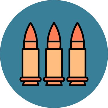 Kurşun ikonu. Web için kurşun vektör simgelerinin özet çizimi