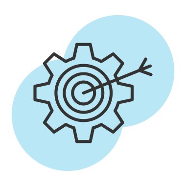 Vektör illüstrasyonu, simge ögesi biçimi