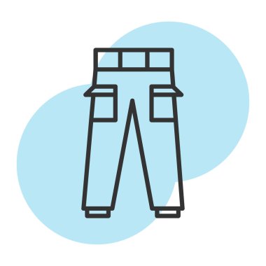 Kıyafetler. Web simgesi basit illüstrasyon