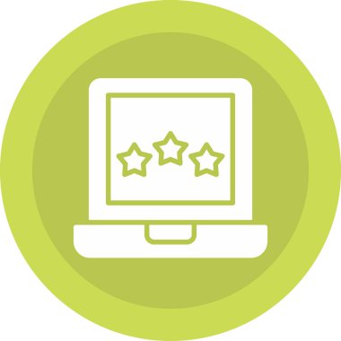 derecelendirme simgesi vektör illüstrasyonu