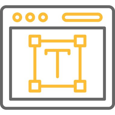 Web renk simgesi. Vektör çizim