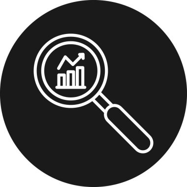 vektör Arama Simgesi illüstrasyonu