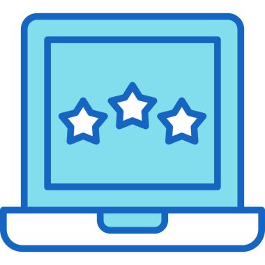 derecelendirme simgesi vektör illüstrasyonu