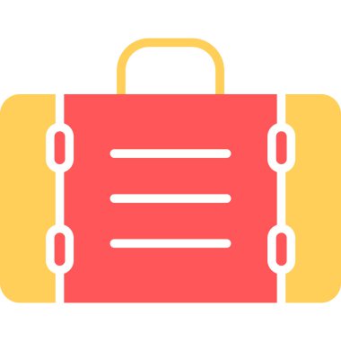 evrak çantası ikonu vektör illüstrasyonu