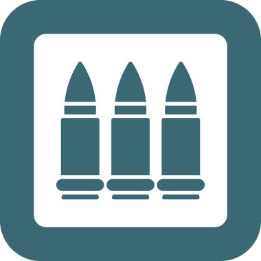 Kurşun. Web simgesi basit illüstrasyon