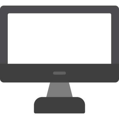 bilgisayar izleme simgesi, vektör illüstrasyonu