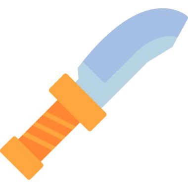 kılıç simgesi vektör illüstrasyonu