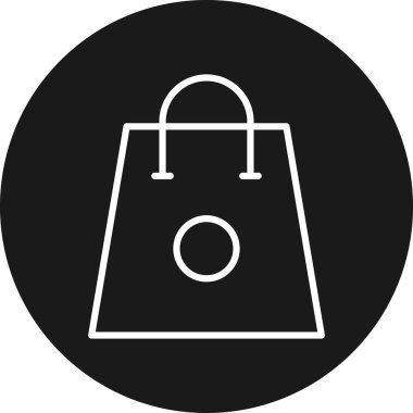 Çanta. Web simgesi basit tasarım