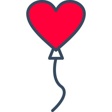 ok simgesi olan kalp, basit tasarım illüstrasyonu