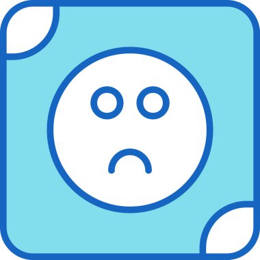 üzgün emoji simgesi simgesi - özet biçimi