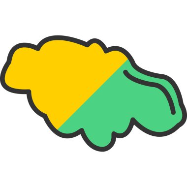 Tavuk. Web simgesi basit illüstrasyon