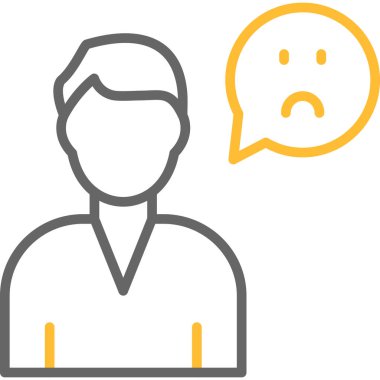 İş adamı simgesi vektör illüstrasyonu