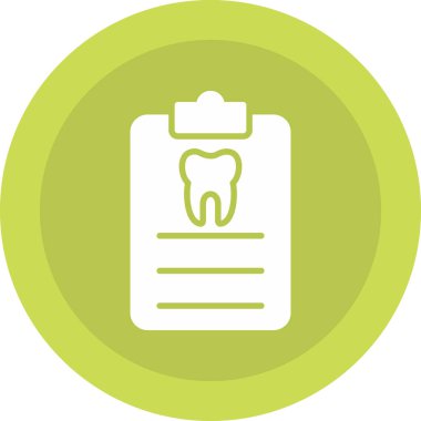 diş simgesi vektör illüstrasyonu