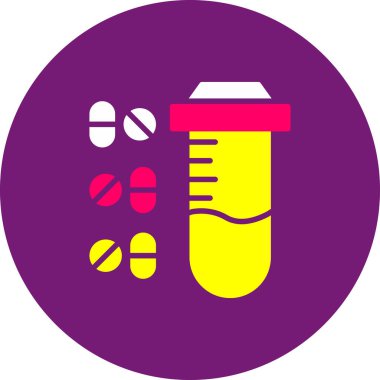 Tıp simgesi, vektör illüstrasyonu